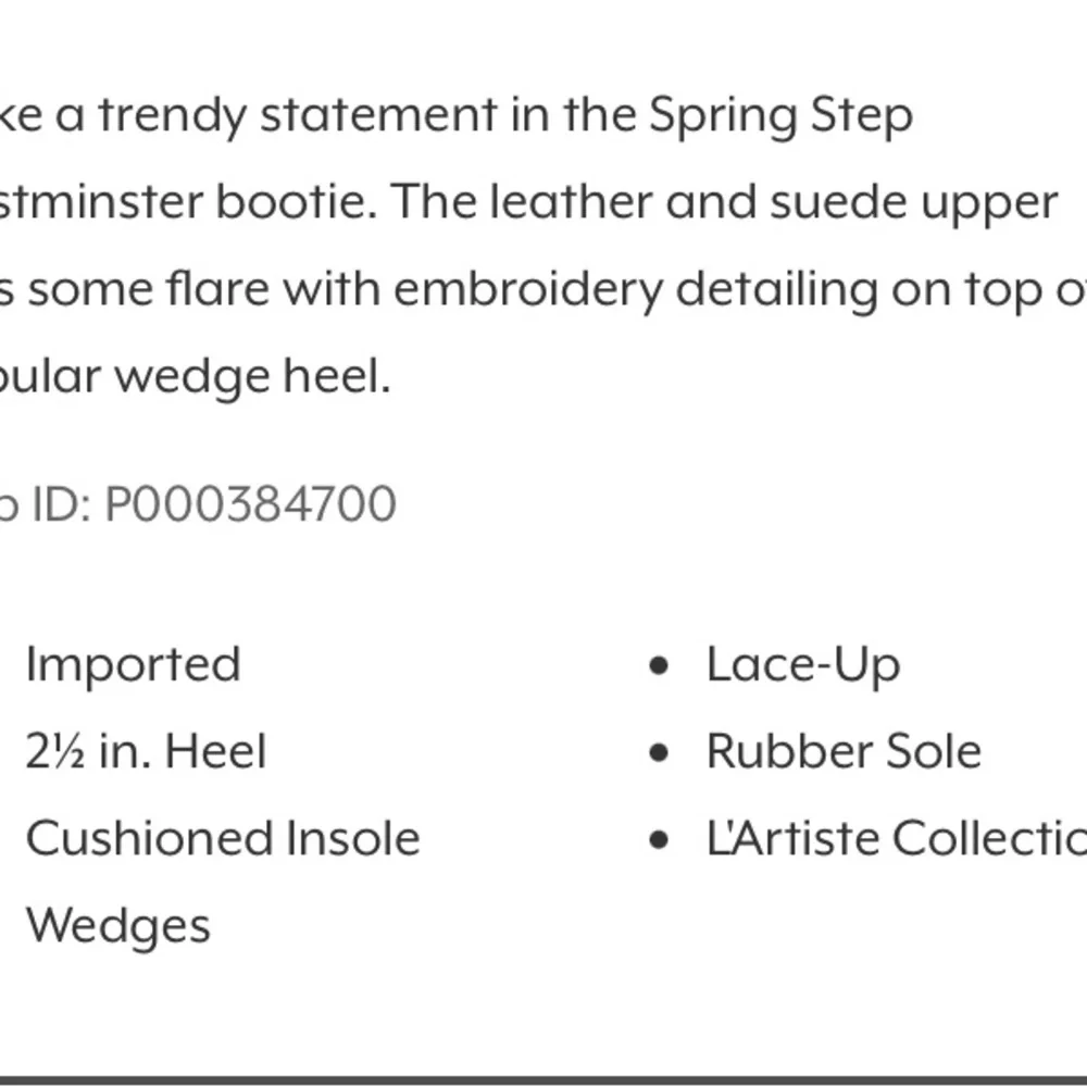 Spring Step L'Artiste Bordeaux Westminster Bootie 38 - Picture 8 of 8